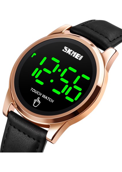 SKMF8020GA Skmei 1684 Dokunmatik Ekran Dijital Spor Saatler Saat Su Geçirmez Markalı Moda Deri Izle Erkekler (Yurt Dışından) modelleri