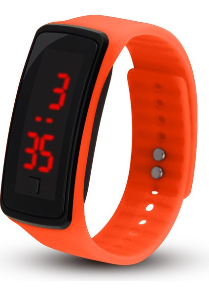 04 Çocuk Izle Öğrencinin Ikinci Nesil El Halkası LED Elektronik Saat Dijital Silikon Elektronik Saat Çocuklar Saat Spor (Yurt Dışından)