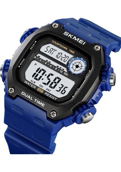 Mavi Skmei 2126 Relojes Spor Erkek Izle Relojes Hombr Al Por Mayor Su Geçirmez Dijital Saat En Iyi Relogio Bilek Saati (Yurt Dışından)
