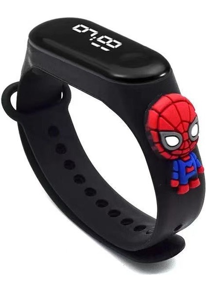 Stil 3 Çocuk Saatleri Yeni LED Dijital Kol Saati Bilezik Çocuklar Açık Spor Izle Erkek Kız Elektronik Tarih Saati (Yurt Dışından)