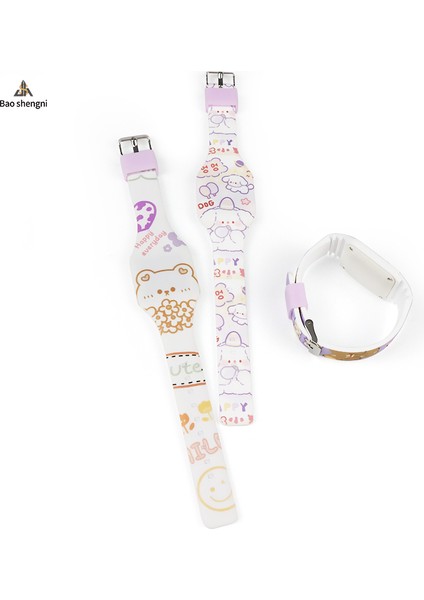 Stil 2 Karikatür/spor Promosyon Hediye Renkli Baskı Çocuklar Diy Boyama LED Dijital Çocuk Izle Silikon Yumuşak Bilezik Izle (Yurt Dışından) fırsatları