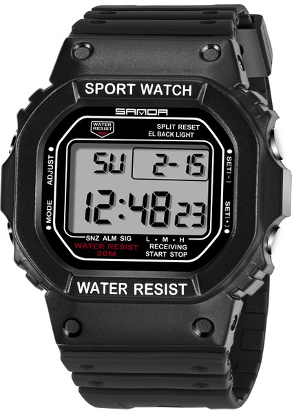 25470JPG Sportwatch Elektronik Saat Popüler Moda Çok Fonksiyonlu Çocuk Spor Dijital Su Geçirmez Akıllı Elektronik Saat (Yurt Dışından)