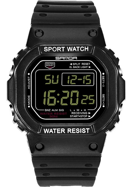 25470JPG Sportwatch Elektronik Saat Popüler Moda Çok Fonksiyonlu Çocuk Spor Dijital Su Geçirmez Akıllı Elektronik Saat (Yurt Dışından)