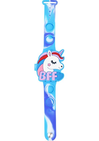 Stil 3 Çocuk Saatleri ve Oyuncakları Bsn Çocuk Spor Izle Karikatür Unicorn Silikon LED Izle Dokunmatik Ekran Çocuk Reloj Çocuk LED Dijital Oyuncaklar Saatler (Yurt Dışından)
