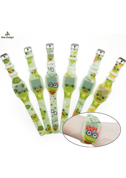 Tasarım 04 Izle & Dijital ve Çocuklar Güzel Karikatür Hayvan Çocuk Aydınlık Izle Dijital LED Özel Bileklik Saat Elektronik Hediye Oyuncaklar Çocuklar Için Izle (Yurt Dışından) modelleri