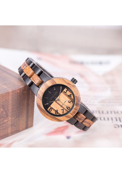 D02-2 2020 Dodo Geyik Minimalist Kuvars Izle Özel Etiketli Benzersiz Kadın Koa Ahşap Saatler (Yurt Dışından) modelleri