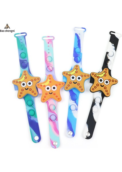 Stil 6 Çizgi Film ve Çocuk Oyuncakları ve Saat Denizyıldızı Karikatür Pop Kabarcık Izle Hayvan Şekli Silikon Bileklik Bilek Saati Çocuklar Su Geçirmez Dijital LED Saat (Yurt Dışından) fiyatları