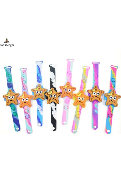 Stil 6 Çizgi Film ve Çocuk Oyuncakları ve Saat Denizyıldızı Karikatür Pop Kabarcık Izle Hayvan Şekli Silikon Bileklik Bilek Saati Çocuklar Su Geçirmez Dijital LED Saat (Yurt Dışından) modelleri