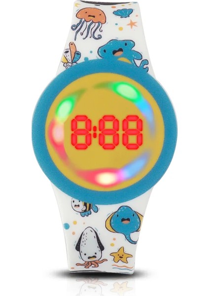 Montres Numeriques Özelliği ile Çocuk Çocuklar Için Pembe Özel Logo Suya Dayanıklı Dijital Saat (Yurt Dışından)