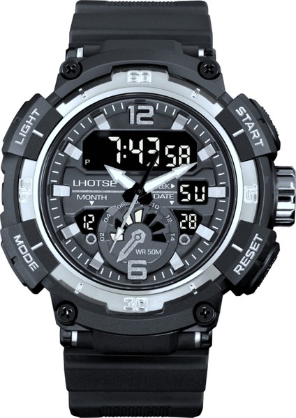 B/sr Renk Lhotse Oem Fabrika Online Alışveriş Su Geçirmez Saat Spor Moda Saat Dijital ve Analog Dijital Saatler 3036 (Yurt Dışından)
