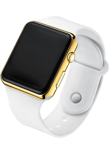 Stil 4 1 Spor Dijital Saat Kadın Erkek Kare LED Silikon Elektronik Kadın Saatleri Saat Dijital (Yurt Dışından) modelleri