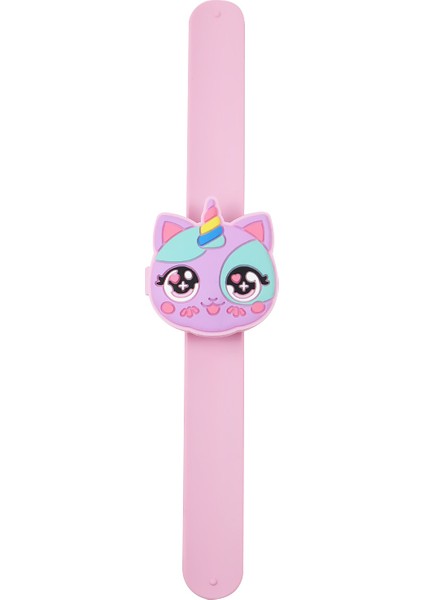Pembe Karikatür ve Oyuncaklar 3D LED Kırmızı Işık Kızlar Tokat Su Geçirmez Karikatür Dijital Saatler Unicorn Hayvan Silikon Çocuklar Izle (Yurt Dışından)
