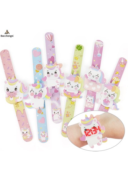 1-3 Moda En Çok Satan Çevre Dostu Silikon Malzeme LED Çocuk Izle Güvenlik Elektronik Kırmızı LED Pat Izle Oyuncaklar (Yurt Dışından)