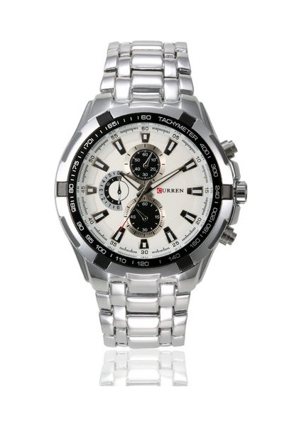 KRE021902 Curren 8023 Kuvars Izle Moda Paslanmaz Çelik Erkek Saat Top Marka Lüks Odm Saat Zaman ve Dekorasyon Için (Yurt Dışından)