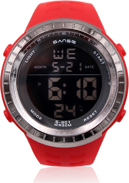 Red Band Yeni Dijital Saat Sanse S-901 Popüler Spor Saat (Yurt Dışından)