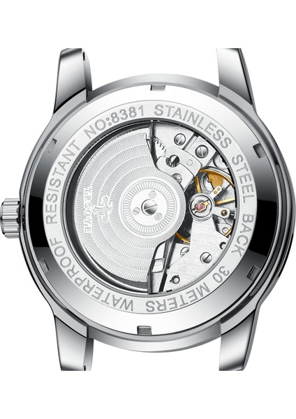 Stil 3 Özel En Kaliteli Su Geçirmez Aydınlık Mekanik Saat Erkek Iş Paslanmaz Çelik Bant Otomatik Saat TRSJ8381 (Yurt Dışından) modelleri