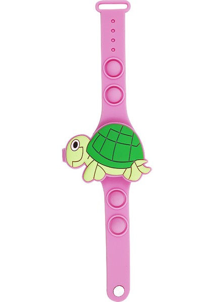 Gül Kırmızı Saat & Oyuncak & Dijital Özel Logo Silikon Çocuklar Karikatür Oyuncaklar Izle 3D Kapak LED Izle Dijital Pop Bilek Bilezik Spor Hediye Kız Erkek Izle (Yurt Dışından)