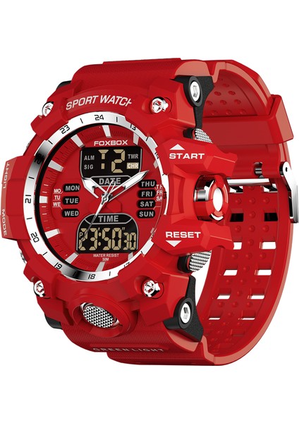 FB0029C Dijital Saat Lige 2023 Yeni Erkek Kuvars Dijital Saat Spor Chronograph Alarm Kol Saati 5bar Su Geçirmez Dijital Erkek Izle (Yurt Dışından)