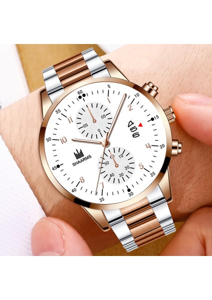 Stil 10 Lüks Marka Moda Kuvars Saatler Erkekler Rahat Çelik Iş Kol Saati Erkek Saat Relogio Masculino Reloj Hombre (Yurt Dışından) modelleri