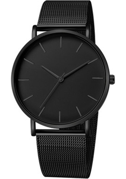 Stil 5 Resim Olarak Modern Moda Siyah Kuvars Izle Erkek Kadın Örgü Bilezik Yüksek Kaliteli Rahat Kol Saati L0222 (Yurt Dışından)