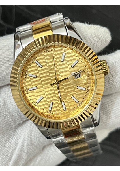 13 Kuvars Yeni Ürün Fikirleri Noel Hediyesi Reloj Hombre Bilezik Takı Lüks Marka Spor Moda Çelik Kayış Kuvars Izle Benim Için (Yurt Dışından)