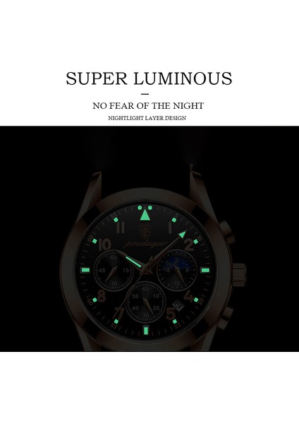 Stil 1 Poedagar Erkek Saatler Paslanmaz Çelik 2022 Moda Yeni Gül Altın Kol Saati Su Geçirmez Aydınlık Kuvars Saatler Relogio Masculino (Yurt Dışından) fiyatları