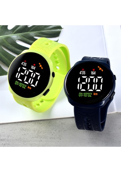 Turuncu Saf Renk Üreticileri Yeni Spor Çocuklar Silikon Karikatür Izle Su Geçirmez Silikon Hayvan LED Izle Analog Çocuklar Silikon LED Dijital Saat (Yurt Dışından)