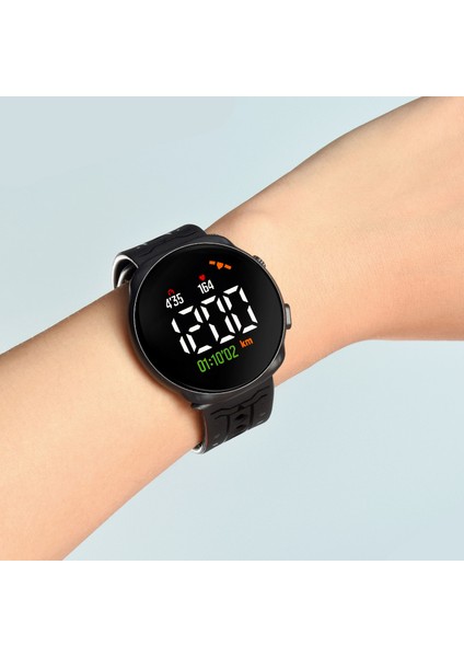 Turuncu Saf Renk Üreticileri Yeni Spor Çocuklar Silikon Karikatür Izle Su Geçirmez Silikon Hayvan LED Izle Analog Çocuklar Silikon LED Dijital Saat (Yurt Dışından)