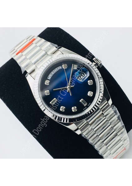 Mavi Moda Üst Fabrika Rolexable Saat Için Safir Ayna Su Geçirmez Spor Otomatik Mekanik Saat Üretiyor (Yurt Dışından)