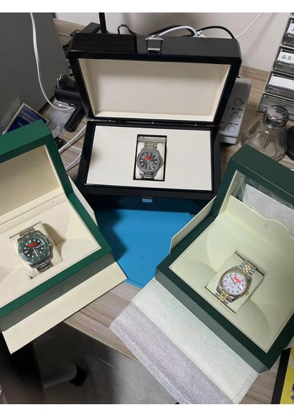Mavi Moda Üst Fabrika Rolexable Saat Için Safir Ayna Su Geçirmez Spor Otomatik Mekanik Saat Üretiyor (Yurt Dışından) fırsatları
