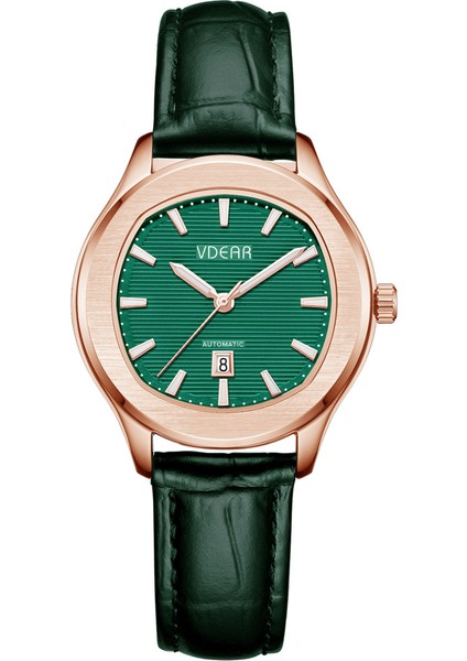 12 Modern Işıltılı Açgözlülük Doku Kadranı Uhrengehuse Edelstahl Izle Bereketli Mekanik Saatler Kadınlar Için (Yurt Dışından)
