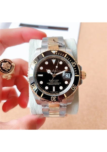 Renk 03 Yuvarlak 3A Yüksek Kaliteli Safir Ayna 904L Ince Çelik Erkek Otomatik Mekanik Su Hayalet Saat (Yurt Dışından) fiyatları