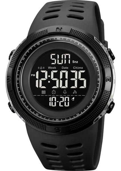 Siyah Altın Skmei 2070 Relojes Digitales Para Hombre Su Geçirmez 50M Skmei 2070 Relojes Erkek Dijital Saat Bilek Sporu Digitales Deportivos Para Hombre (Yurt Dışından)