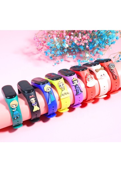 85 2023 Jhd Karikatür Özelleştirilmiş Dokunmatik Izle Hayvan Tasarım Silikon Retro Wrap Bilezik Çocuklar Su Geçirmez Dijital LED Saatler (Yurt Dışından) fırsatları