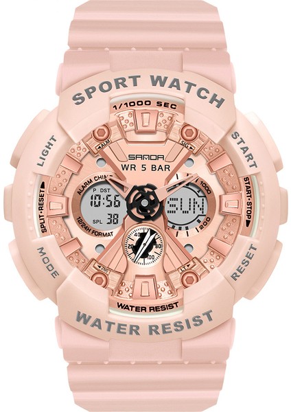 Yeşil Moda CW-417 Marka Tasarım Japon Dijital Hareketi Aydınlık Erkek Saat Su Geçirmez Izle Kadın Saatleri (Yurt Dışından) modelleri