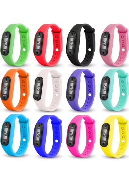 Pembe Saf Renk En Çok Satan Ürünler Çocuklar Için Su Geçirmez Silikon Elektronik Saat LED Öğrenci Akıllı Saat (Yurt Dışından) fırsatları
