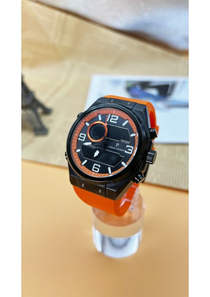 Sarı Erkek Spor Izle Son En Çok Satan LED Çift Ekran Erkekler Dijital ve Analog Spor Açık Su Geçirmez Kol Saati (Yurt Dışından)