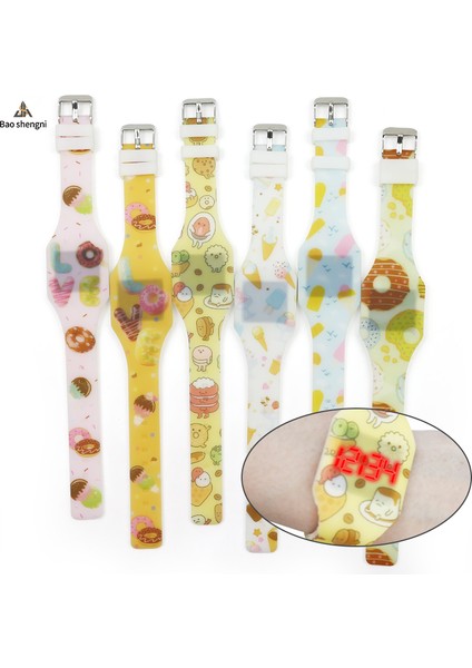 Tasarım 01 Izle & Dijital ve Çocuklar Yeni Renkli LED Işıklı Saat Özel Bilezik Dijital Bilek Saati Karikatür Çocuklar Için Spor Oyuncakları Hediyelik Saat (Yurt Dışından) fırsatları