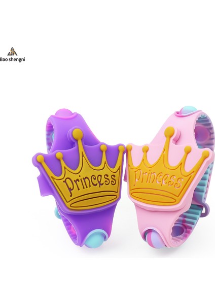 Stil 5 Sevimli ve Fonksiyon Bsn Çocuk Moda Spor Saat Imperial Crown Kapak Çevirin Dijital Saat Kabarcık Bilezik Silikon LED Ekran Çocuklar Için Izle (Yurt Dışından)
