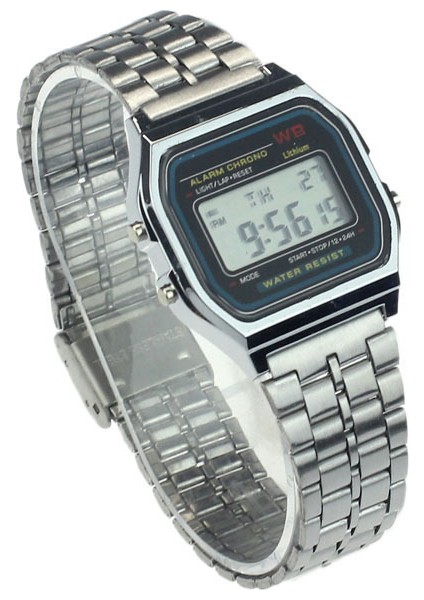 Stil 2 Moda Spor Rolojes Klasik Spor Özel Kronograf Kol Saatleri Paslanmaz Çelik Spor Erkek LED Elektronik Dijital Saatler (Yurt Dışından)