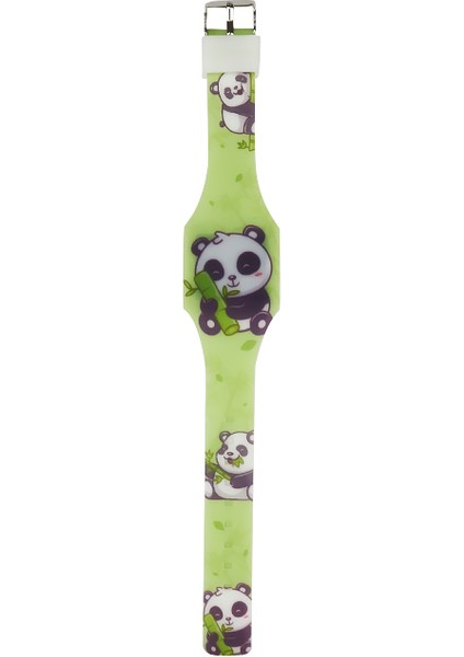 Tasarım 06 Izle ve Dijital ve Çocuk Fabrikası Özel Silikon LED Dijital Saat Panda Karikatür LED Izle Elektronik Spor Izle Öğrenci Kız Erkek (Yurt Dışından)