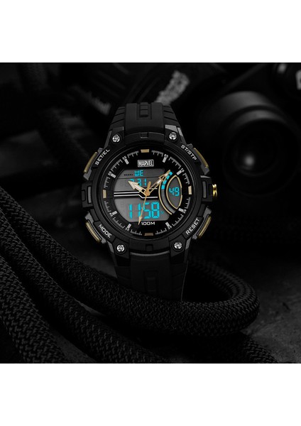 Gn Cool Oem Japonya Hareketi LED Ekran Spor Erkek Bilek 5ATM Su Geçirmez Reloj Dijital Saatler Erkekler Için (Yurt Dışından)