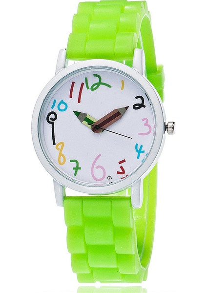 Mavi Moda Silikon Watch Band Plastik Kasa Kuvars Izle Spor Hediyelik Saat (Yurt Dışından) fırsatları