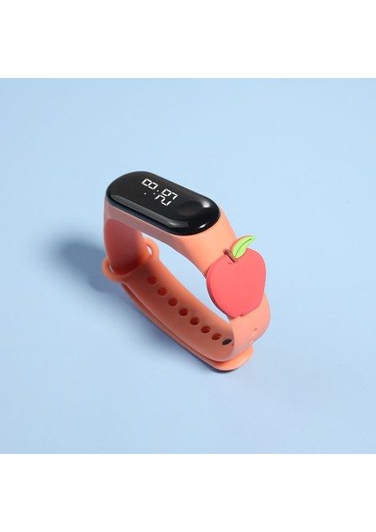 Pembe Su Geçirmez Saatler Çocuklar Için Açık Spor Karikatür Izle Bilezik Hayat Su Geçirmez Dijital Saat Montre Enfant Garcon (Yurt Dışından)