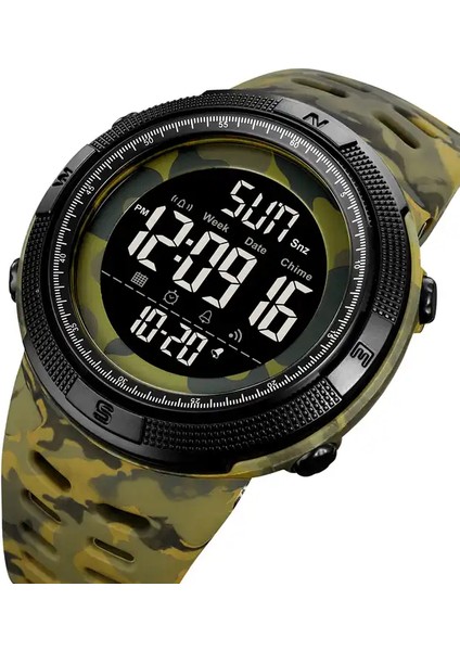 Mavi Camo Skmei 2070 Relojes Digitales Para Hombre Su Geçirmez 50M Skmei 2070 Relojes Erkek Dijital Saat Bilek Sporu Digitales Deportivos Para Hombre (Yurt Dışından)