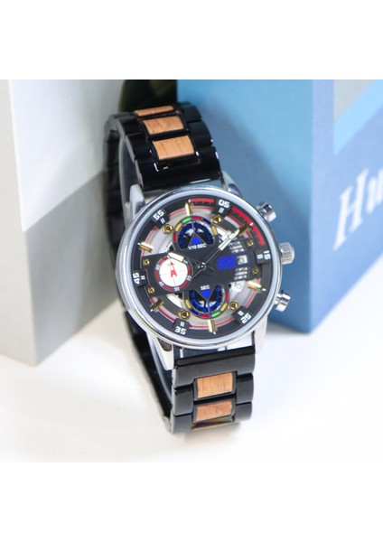 Kırmızı D8115 Saatler Erkekler Bilek Oem Odm Moda Yeni Trend Özel Ahşap Izle Durumda Çok Fonksiyonlu Kronograf Erkekler Bilek Ahşap Kuvars Saatler (Yurt Dışından) indirimleri