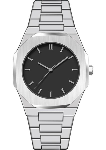 Beyaz 1077 Yüksek Kaliteli Safir Cam Saat Su Geçirmez Ultra Ince D1 Kişiselleştirilmiş Logo Özel Kuvars Izle Paslanmaz Çelik 316L Saat (Yurt Dışından)