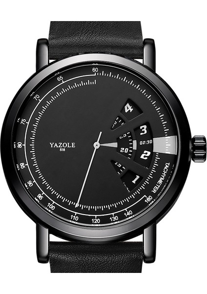 Stil 4 Yazole Yeni Trendy Rahat Bilek Saatler Deri Kayış ile Erkekler Için Moda Spor Saat Komik Kuvars Izle Yeni Kol Saati Reloj (Yurt Dışından) fırsatları