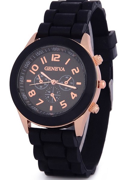 Mavi 1 Adet/takım Fabrika Kaynağı Cenevre Silikon Izle Erkekler ve Kadınlar Için Çok Yönlü ve Şık Kuvars Saatler (Yurt Dışından) fırsatları