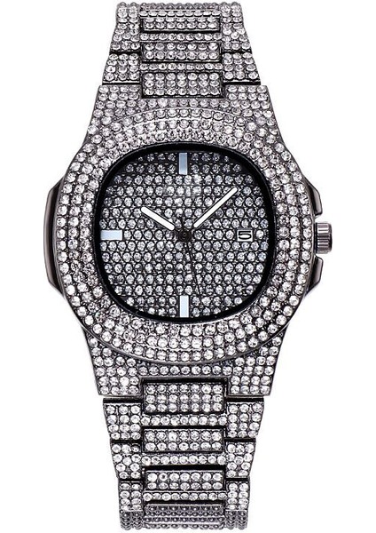 C01 Kuvars Saatler Kuvars Izle Moda Kare Tam Gökyüzü Yıldız Seti Çelik Bant Izle Su Pırlanta Takvim Izle (Yurt Dışından)